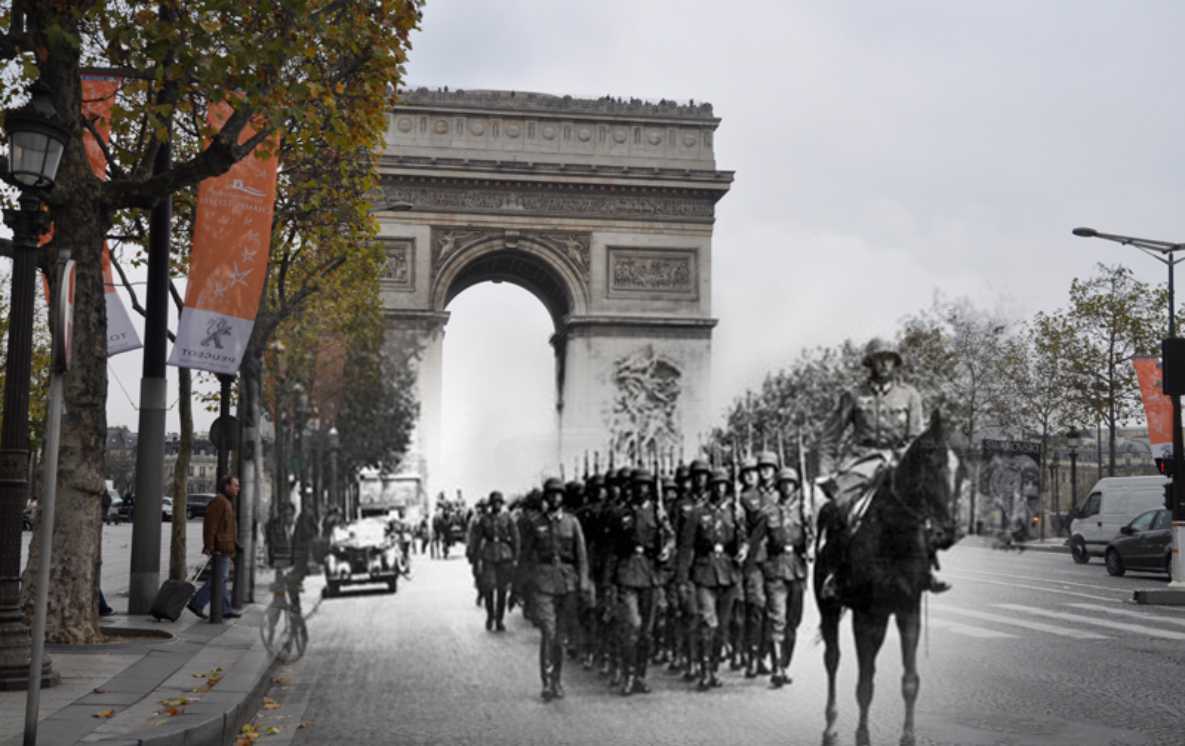 немцы во франции 1940