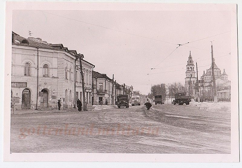 1 Житомир Schitomir Kirche, straße, Ukraine, Russland Ostfront 1941.jpg