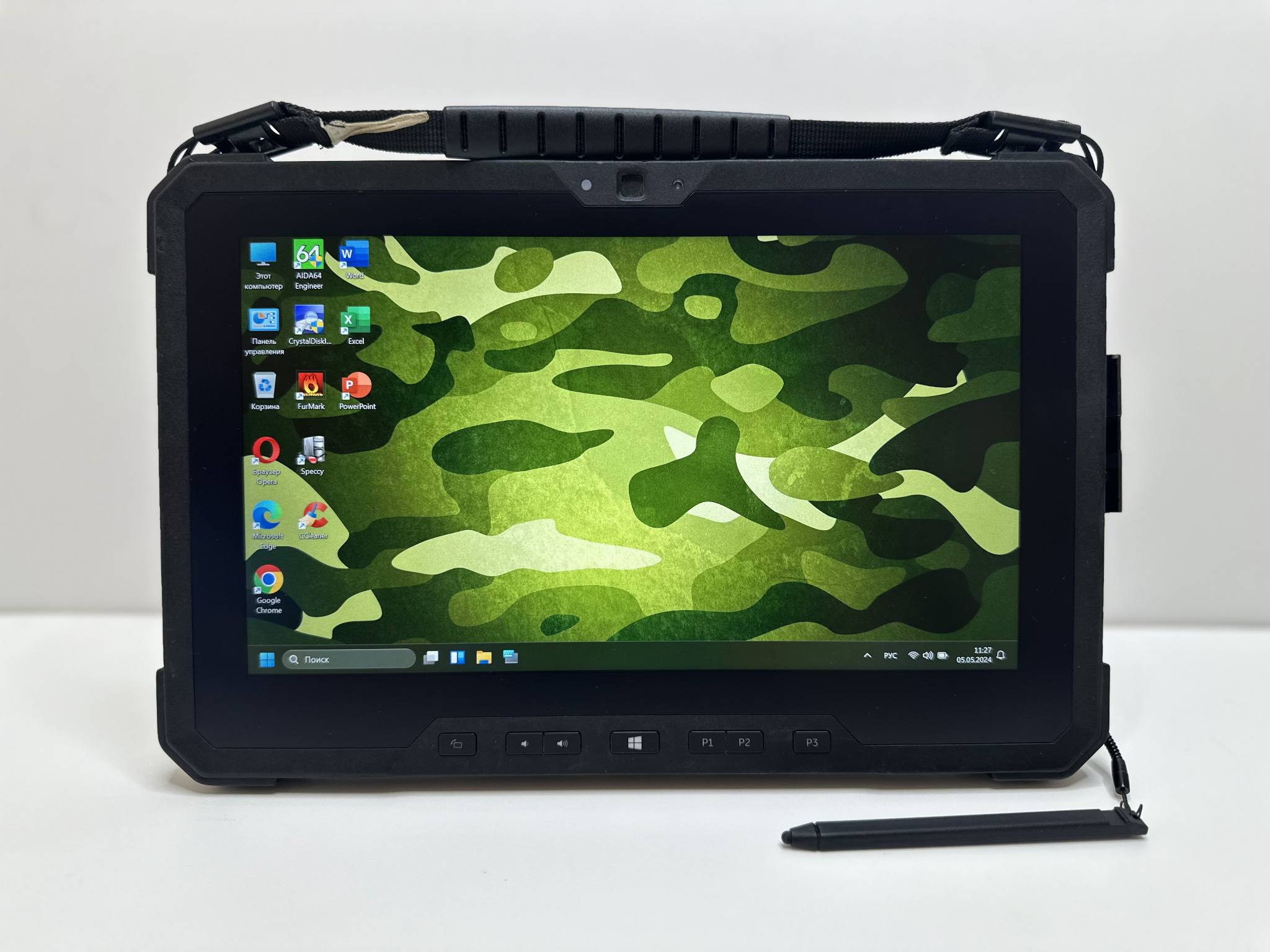 Військовий планшет Dell 7212 Rugged Extreme, Core i5-7300U, 8Gb