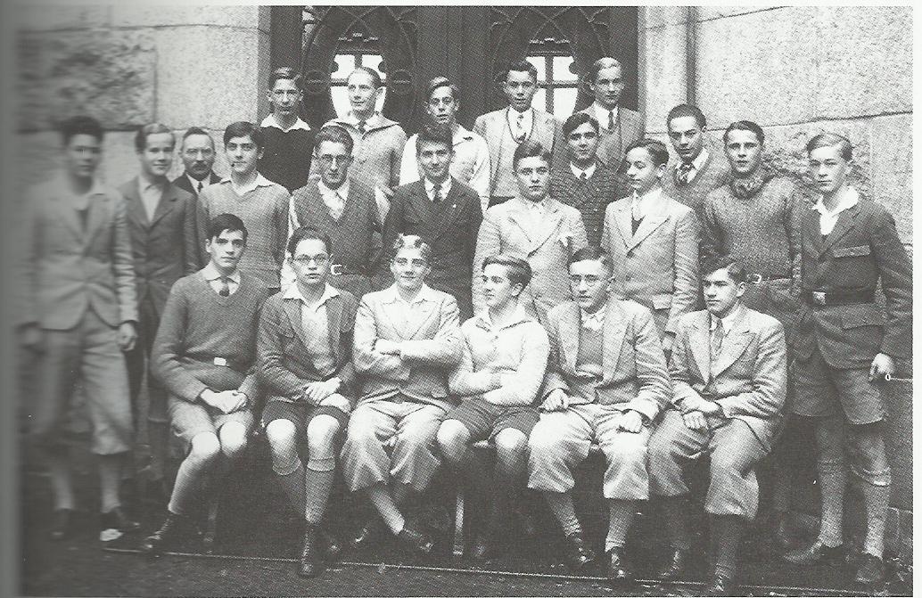 11-й класс (Obersecundal) в высшей школе Фрейбурга в 1934..jpg