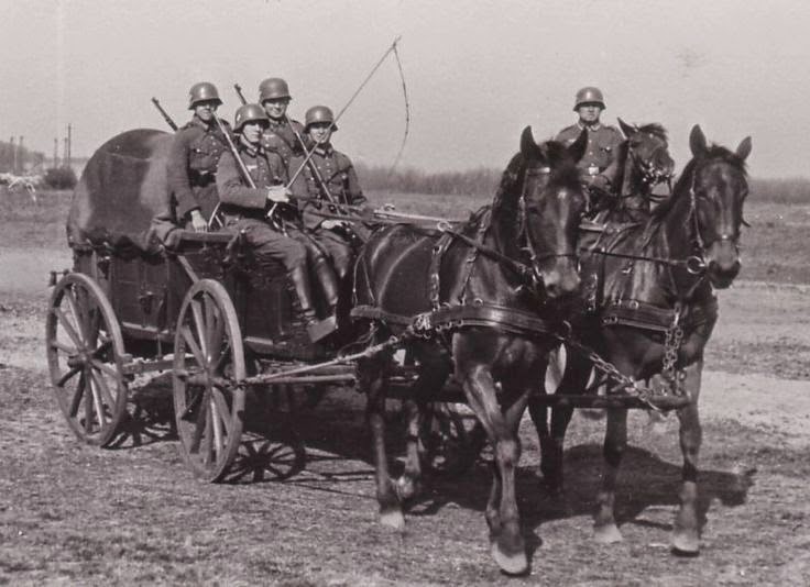 31-WWII German Wagon and Horse team.jpg