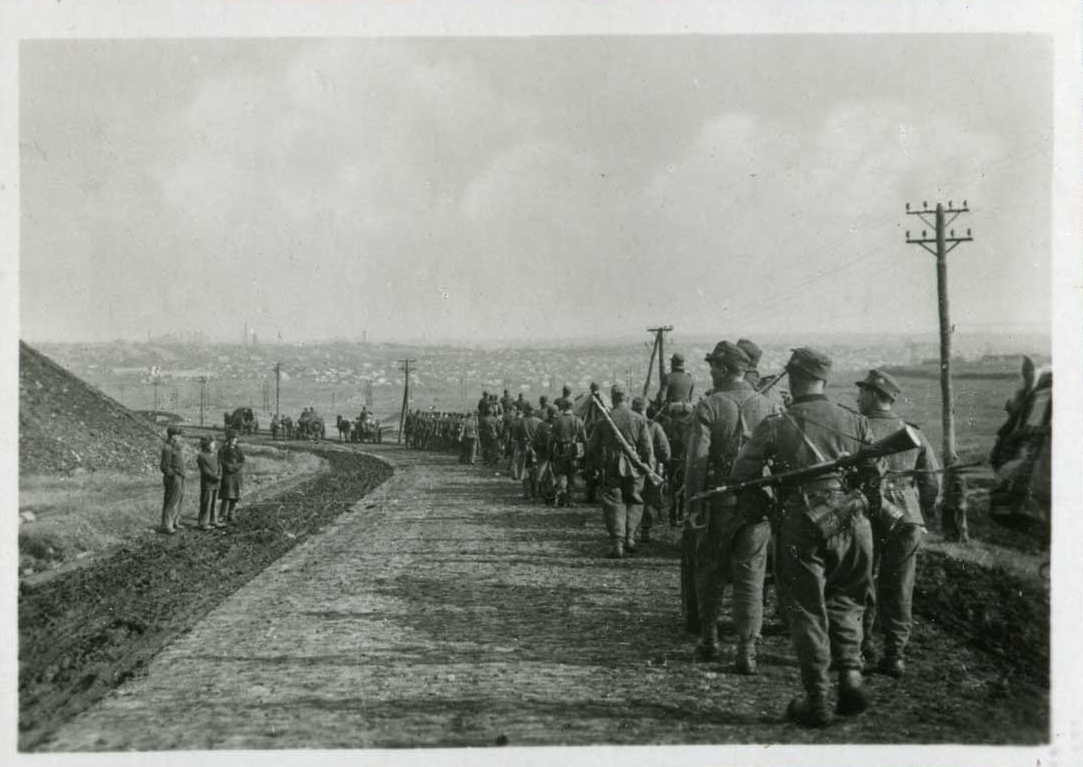733910 Части 1-й горной дивизии немцев на подходе к Сталино (Донецку).jpg