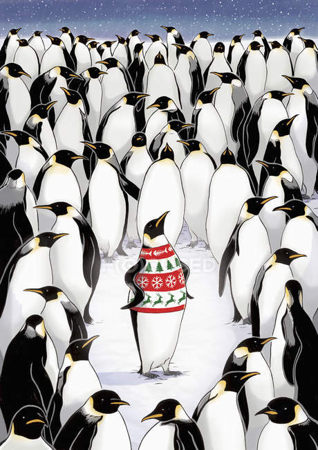 focused_285564114-stock-photo-penguin-standing-out-crowd-wearing.jpg