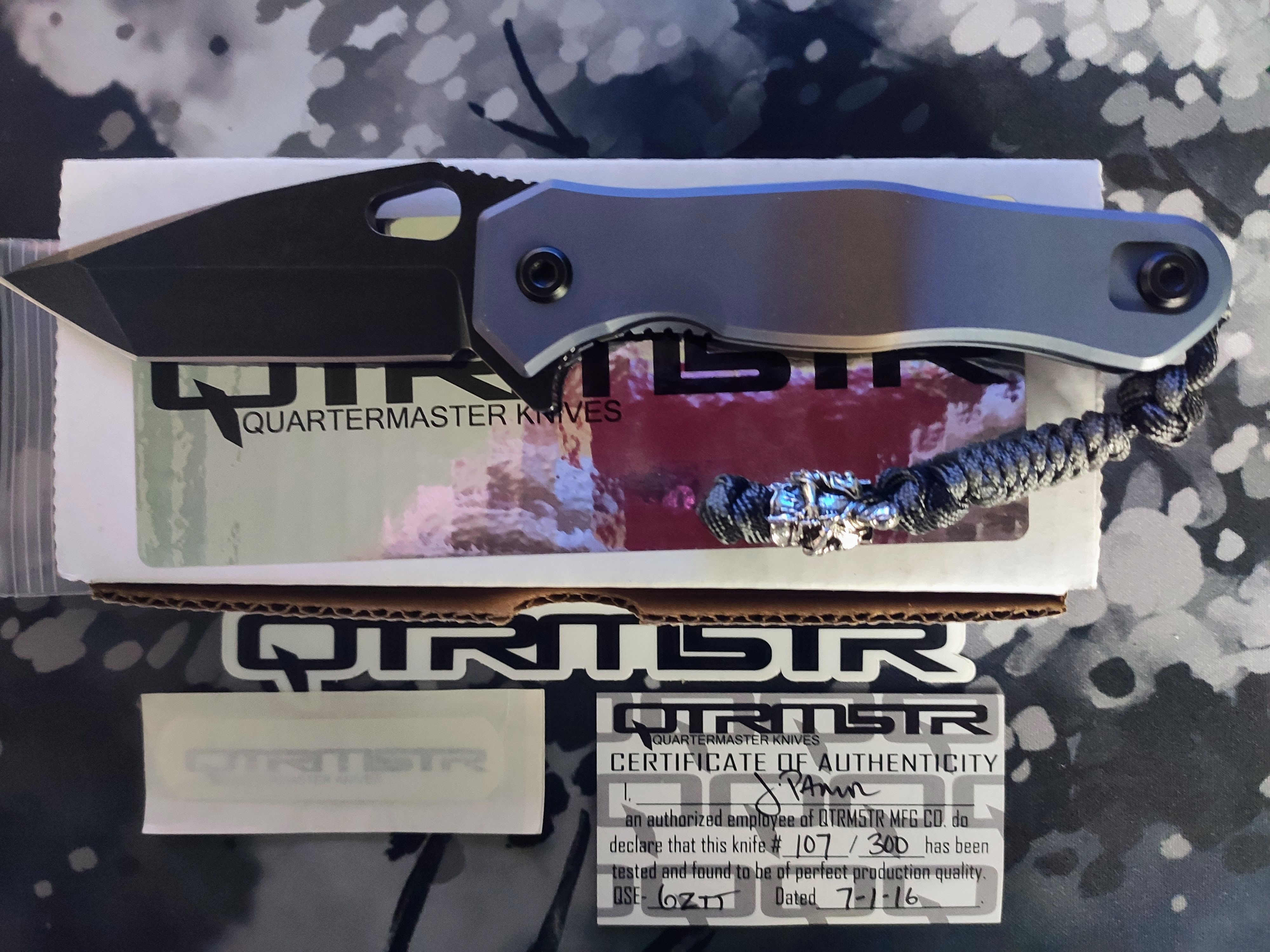 Складний ніж Quartermaster Mr Roper Eviction (S35VN,Anodized Titan