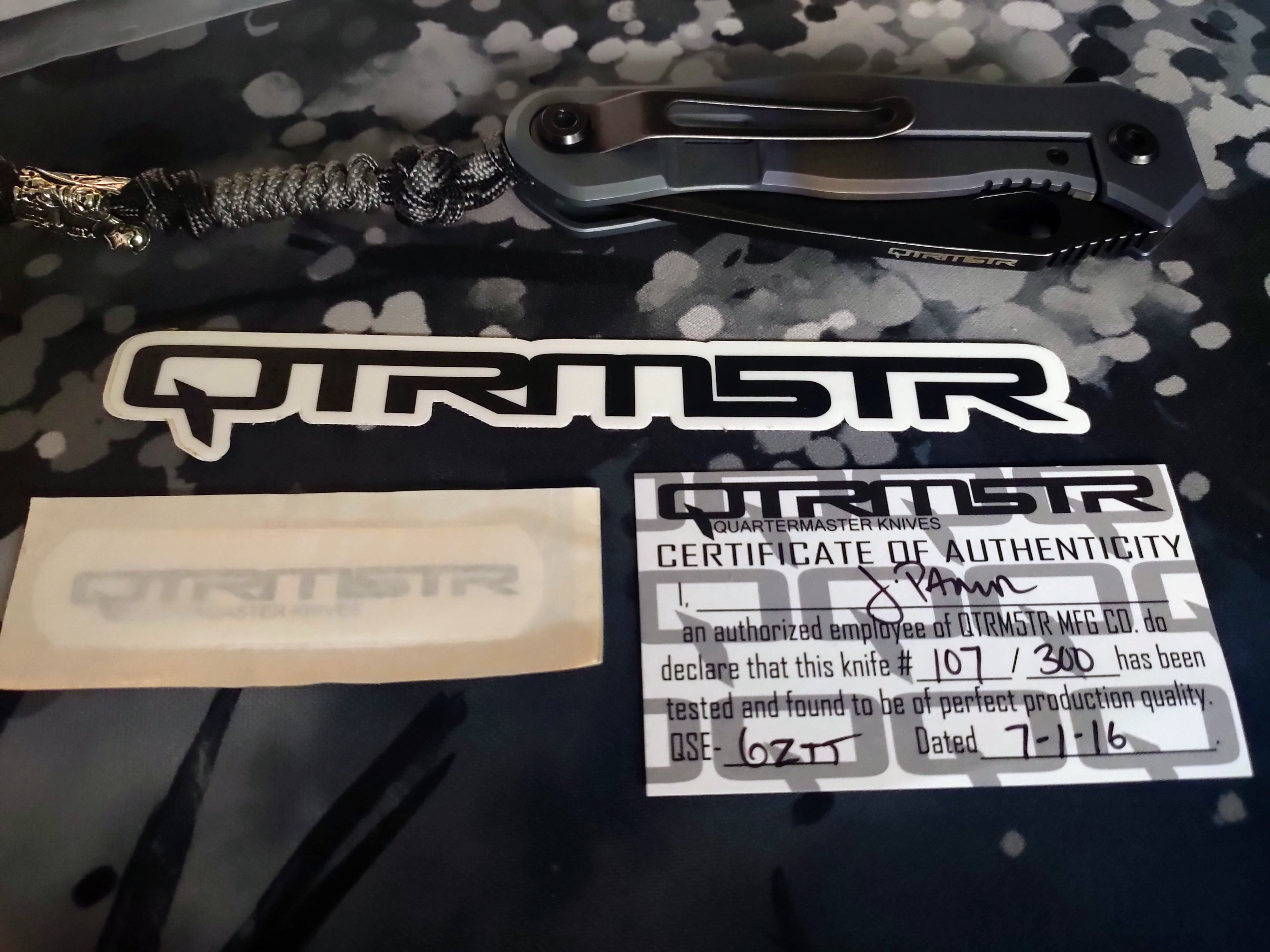 Складний ніж Quartermaster Mr Roper Eviction (S35VN,Anodized Titan