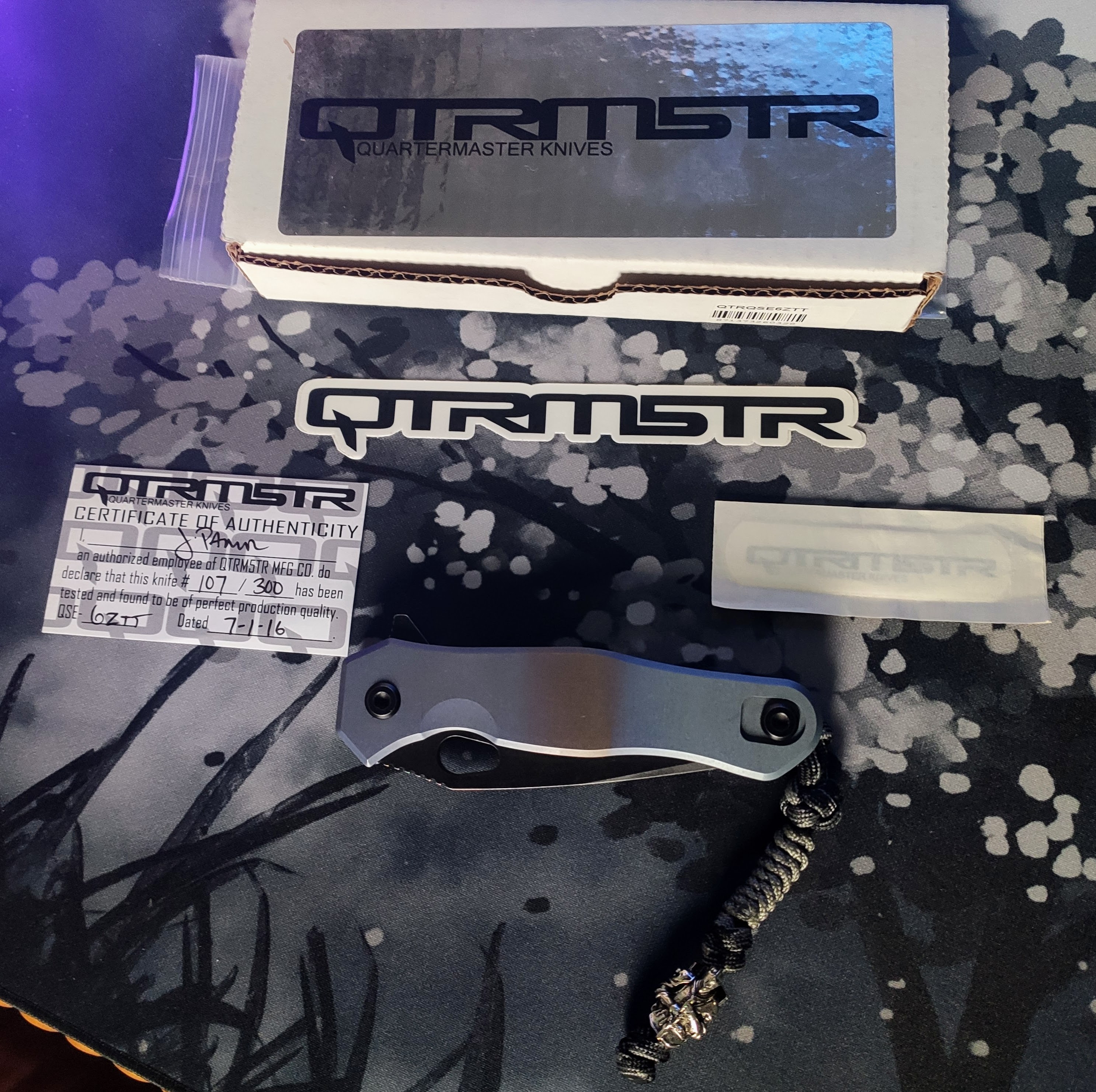 Складний ніж Quartermaster Mr Roper Eviction (S35VN,Anodized Titan