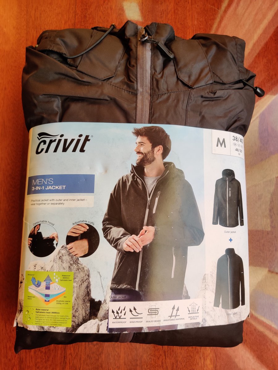 Crivit 3 in 1 jacket hotsell