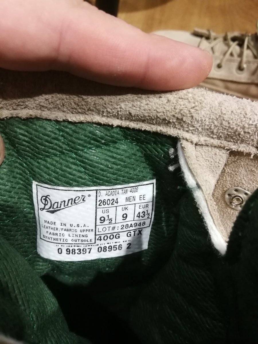 Danner acadia 400g hot sale
