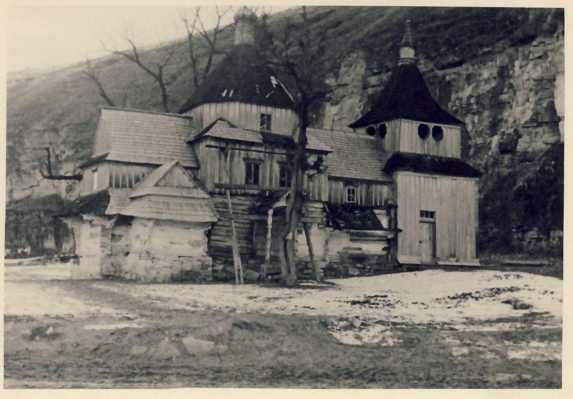 К-П Карвасары Деревянная Крестовоздвиженская церковь Feldkommandantur 183 Kirche Kamieniec.jpg