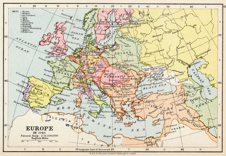 Карта Европы. 1740 год.jpeg