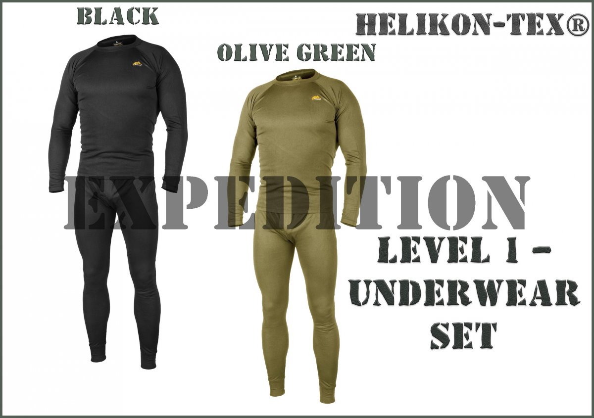 Термобелье Helikon-Tex® Level 1, Level 2 – Underwear Set, все размеры, 6цветов