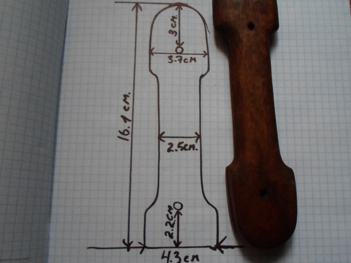 Чертежи кавказского кинжала