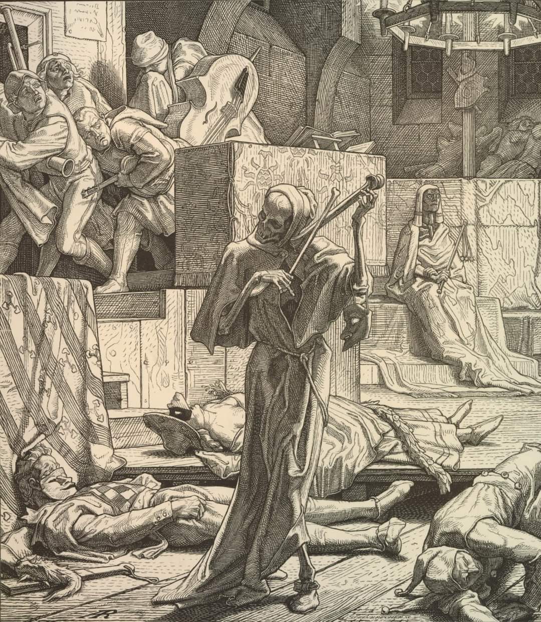 Смерть Душитель - Альфред Ретель,' 1851 год.jpg
