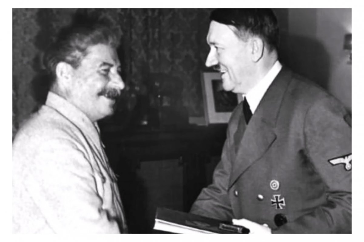 Сталин в 1939 году. Встреча Сталина и Гитлера.
