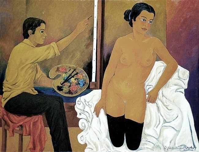 Stefano%20Puleo%20%28Italian%2C%201950%29%20%C2%ABThe%20Painter%20And%20His%20Model%C2%BB.jpg