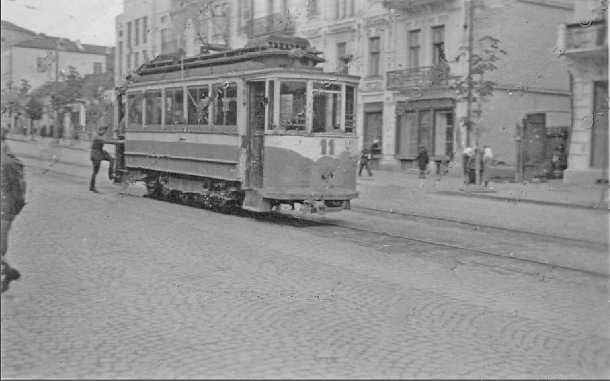 Винница (Blick auf eine Strassenbahn in Winniza) 1941-1943 г..jpg