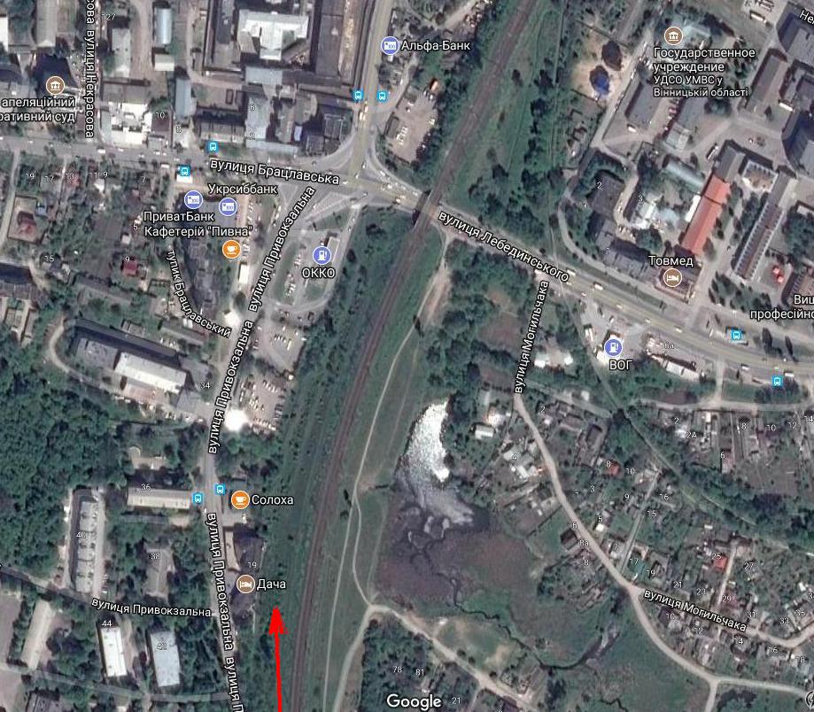 Винница Брацлавська - Привокзальна Сучасний вид.JPG