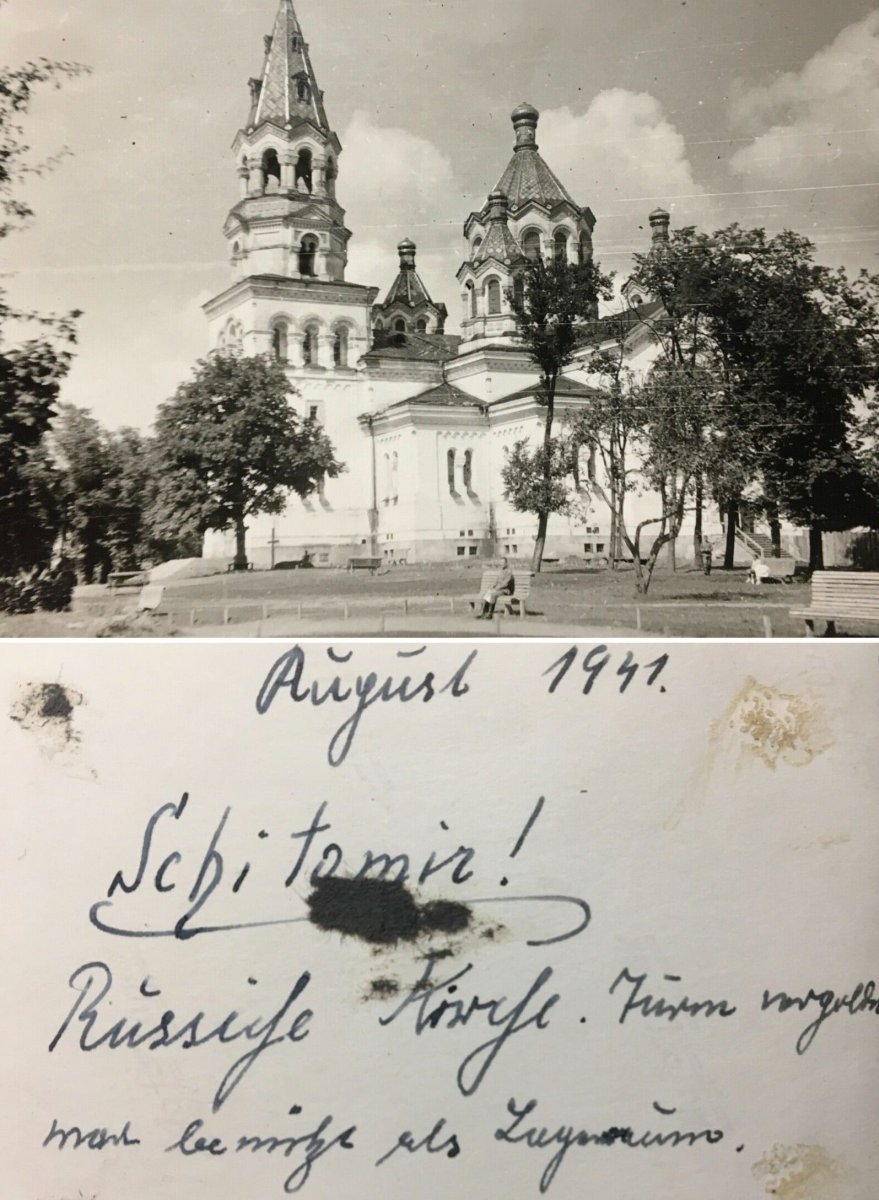 Житомир Schitomir 1941 Ukraine - russische Kirche als Lager genutzt.jpg