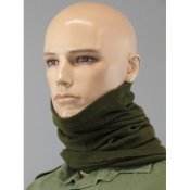 Лот №А2059 Шарф труба длинный тёмная олива от 1 грн.