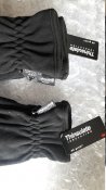 Флисовые перчатки Thinsulate черные