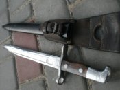 Штык-нож образца 1899 (1911) года к винтовке системы Шмидта-Рубина образца 1889 года.