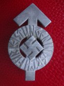 Знак за достижения в серебре (стрела).
