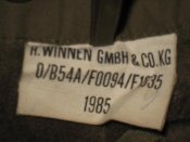 Лот № А2546 Брюки самосбросы утепленные (оlive) Bundeswehr р.8085/8090 (Gr - Nr. 5)