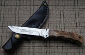 Нож нескладной Browning WhiteTail Legacy+кожаный чехол+темляк,скидка