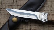 Нож нескладной Browning WhiteTail Legacy+кожаный чехол+темляк,скидка