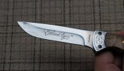 Нож нескладной Browning WhiteTail Legacy+кожаный чехол+темляк,скидка