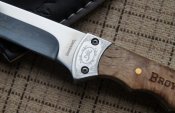 Нож нескладной Browning WhiteTail Legacy+кожаный чехол+темляк,скидка