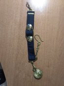 Подвес к морскому кортику черный