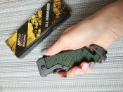 Складной нож от компании Master Cutlery (Mtech USA). Модель Assisted Open Folding Knife (MX-A841GN).
