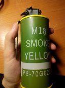 реплика дымовой гранаты США М18