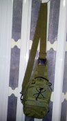 Рюкзак-сумка тактический однолямочный со стропами MOLLE,олива.