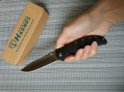 Складной нож от компании Harnds Knife & Tool. Модель Black Knight (Черный рыцарь) CK6013.