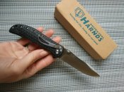 Складной нож от компании Harnds Knife & Tool. Модель Black Knight (Черный рыцарь) CK6013.