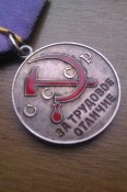 медаль "За трудовое отличие".