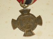Наградной крест за австро-прусскую войну.1866г.Пруссия.