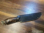 Предлагаю Вашему вниманию охотничий нож авторской работы мастера "Архар"