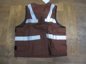 Лот№ А1049 Жилет со светоотражателями спецслужб Британии (brown) One Size
