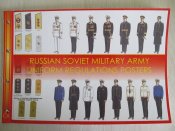Альбом Форма одежды и знаки различия военнослужащих Советской Армии и ВМФ. Репринт.