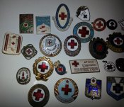 red cross/красный крест 46 знаков различных стран