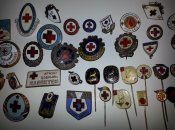 red cross/красный крест 46 знаков различных стран