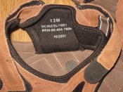 Лот №АО 0024 Сандали армии Великобритании All Terrain Suede Sandals р. 13