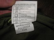 Лот № А2504 Комбинезон технических служб ВС Британии на липучке р. 170/100 (olive)