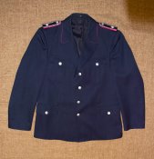 Китель пожарного с погонами