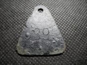 Собачий жетон.