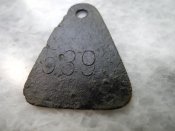 Собачий жетон.