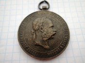 Австро-венгрія Ф.Иосиф 1873 воєна медаль-1